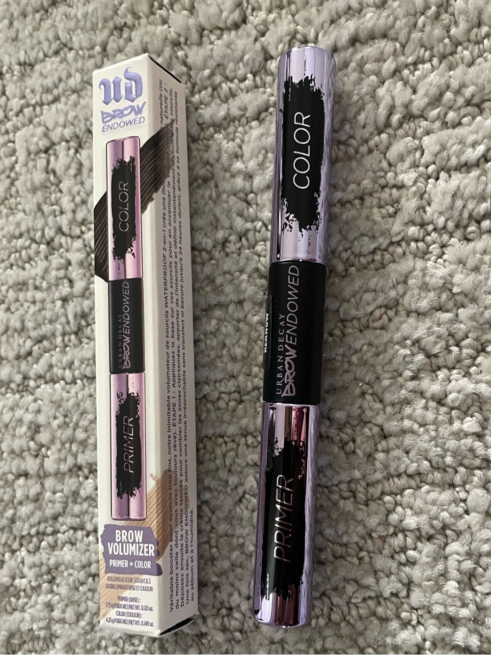 Urban Decay Brow Endowed Dual-Ended Brow Primer & Color - Dark Drapes